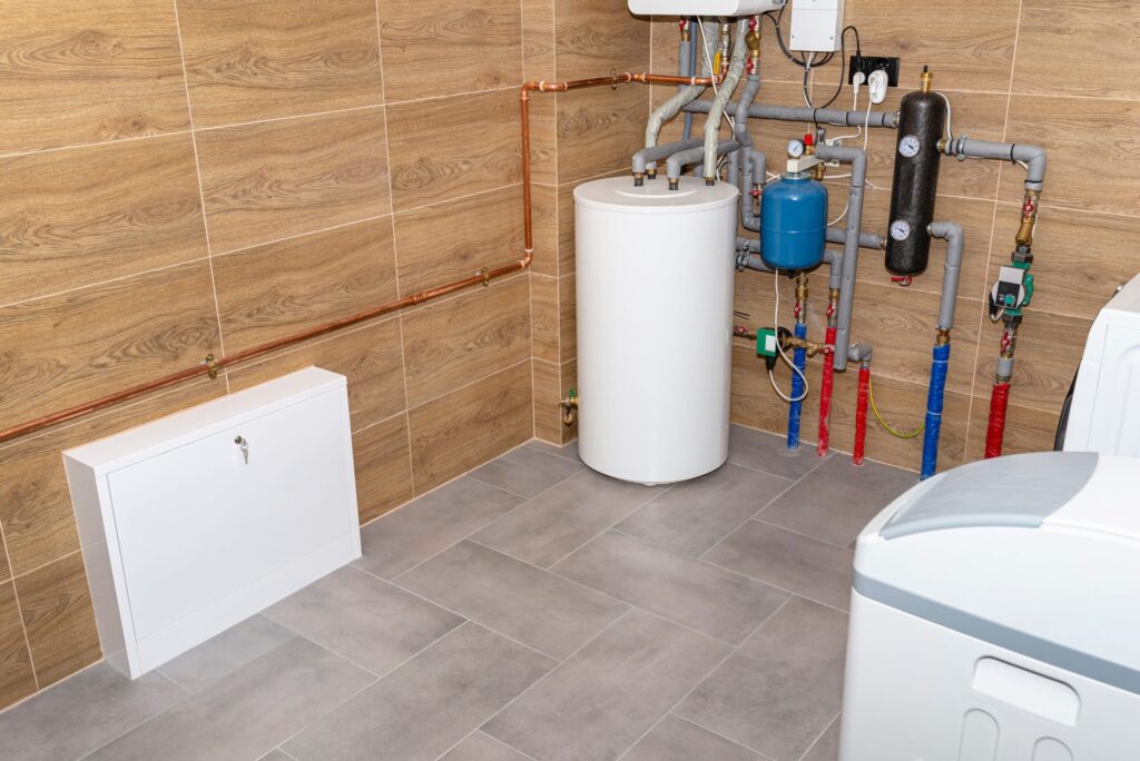 Residential water heater and plumbing system installed in Corvallis